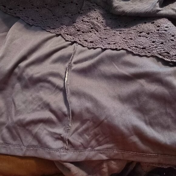 Motherhood Maternity Blue Sleeveless Tank Maxi Dress Small Flowy Button Gauze S - Picture 16 of 16